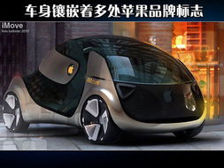 蘋果公司大玩跨界 imove電動汽車概念圖